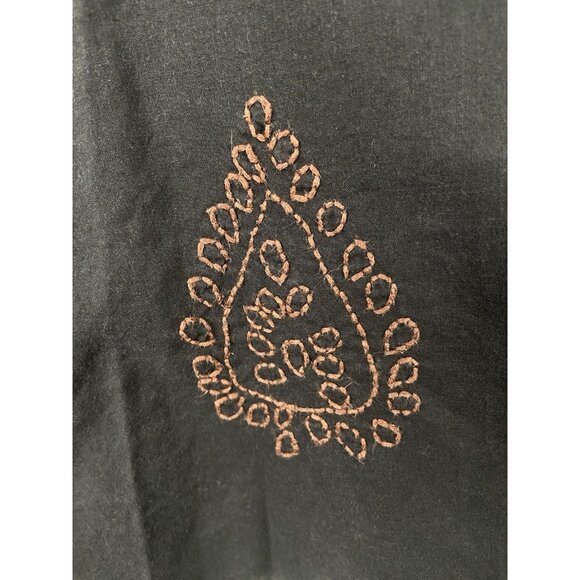 Sundance Bohemian Embroidered Print Tie Skirt Women's Size M Western Summer Boho - Picture 6 of 9